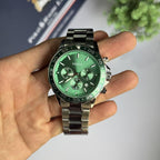 Fossil Green Dial Gunmetal Men's Watch product view