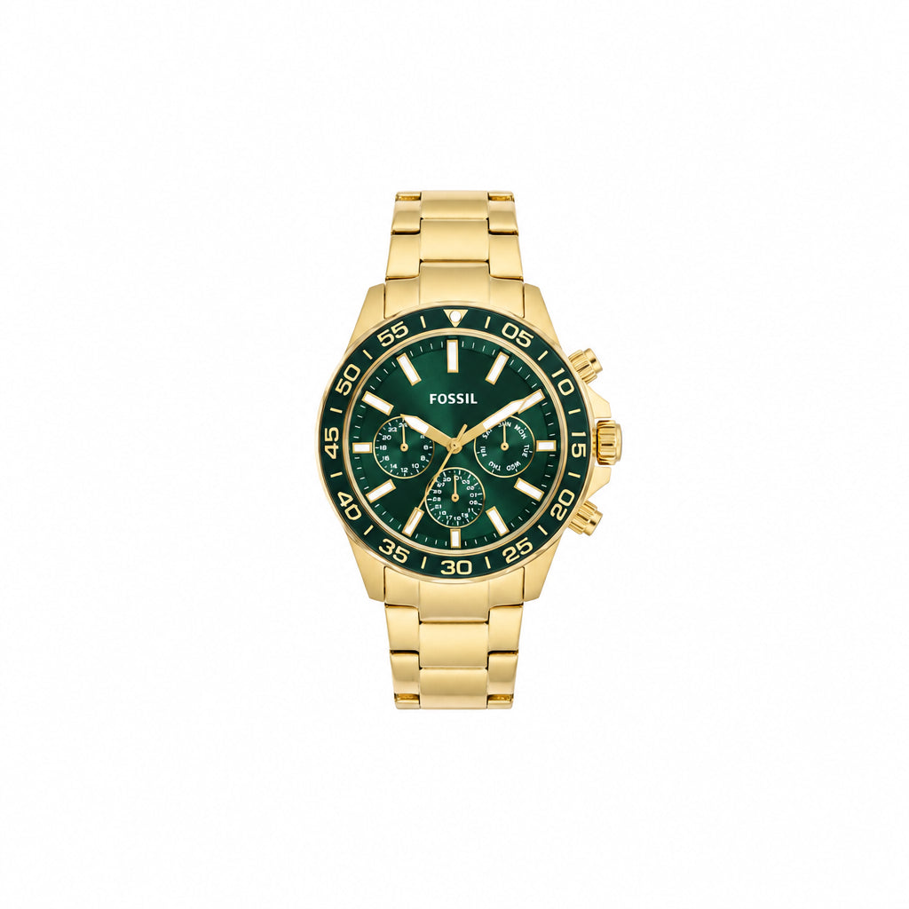 Fossil Green Dial Gold Men's Watch product view