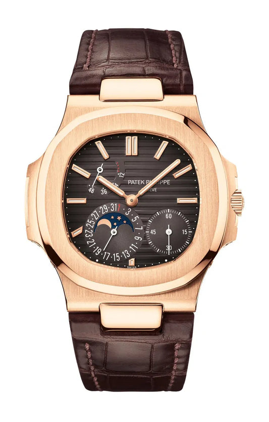 Patek Philippe Nautilus Case Size:40mm - Case Material:Rose Gold - Movement:Automatic Winding