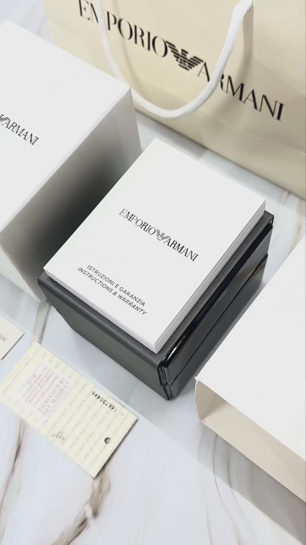 Arm*ni Excha*ge A*2098 Z-Black With Original Packing